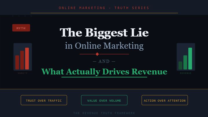The Biggest Lie in Online Marketing (And What Actually Drives Revenue)